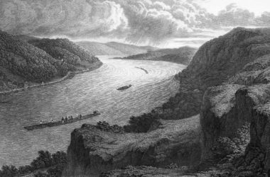 Río Danubio, por Robert Batty (1821)