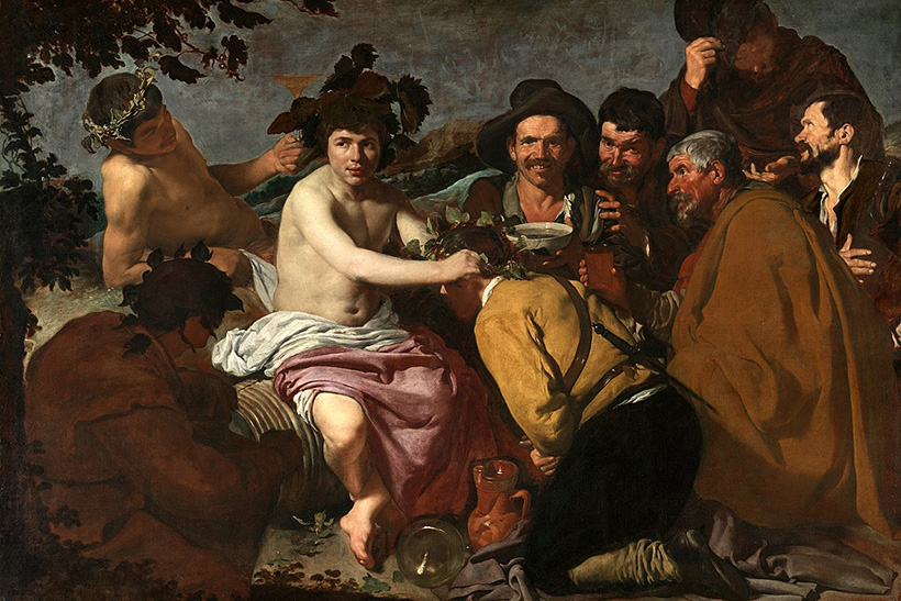 El triunfo de Baco, de Velázquez. roma plomo