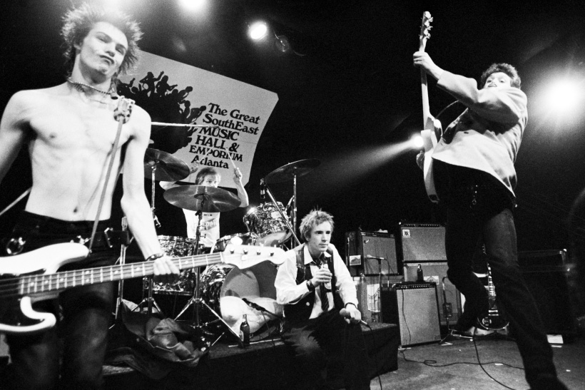 Sex Pistols en 1978. Fotografía Getty.