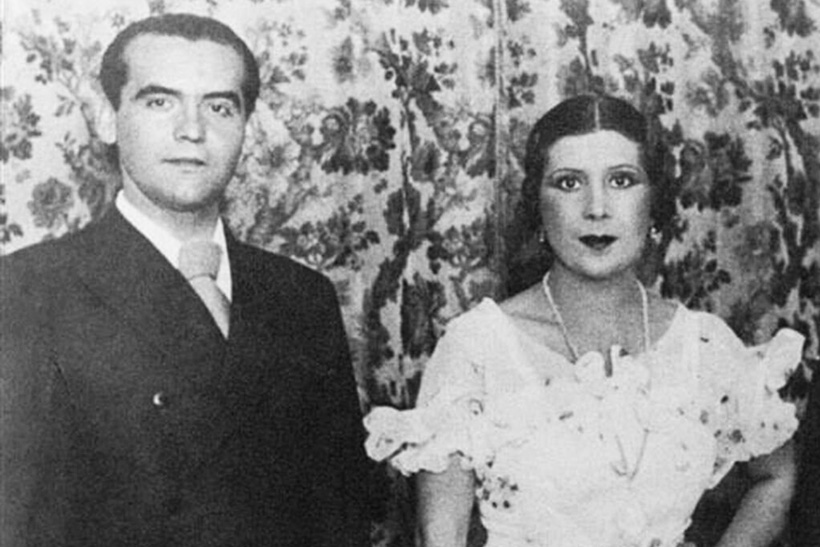 Federico García Lorca con la Argentinita (DP)