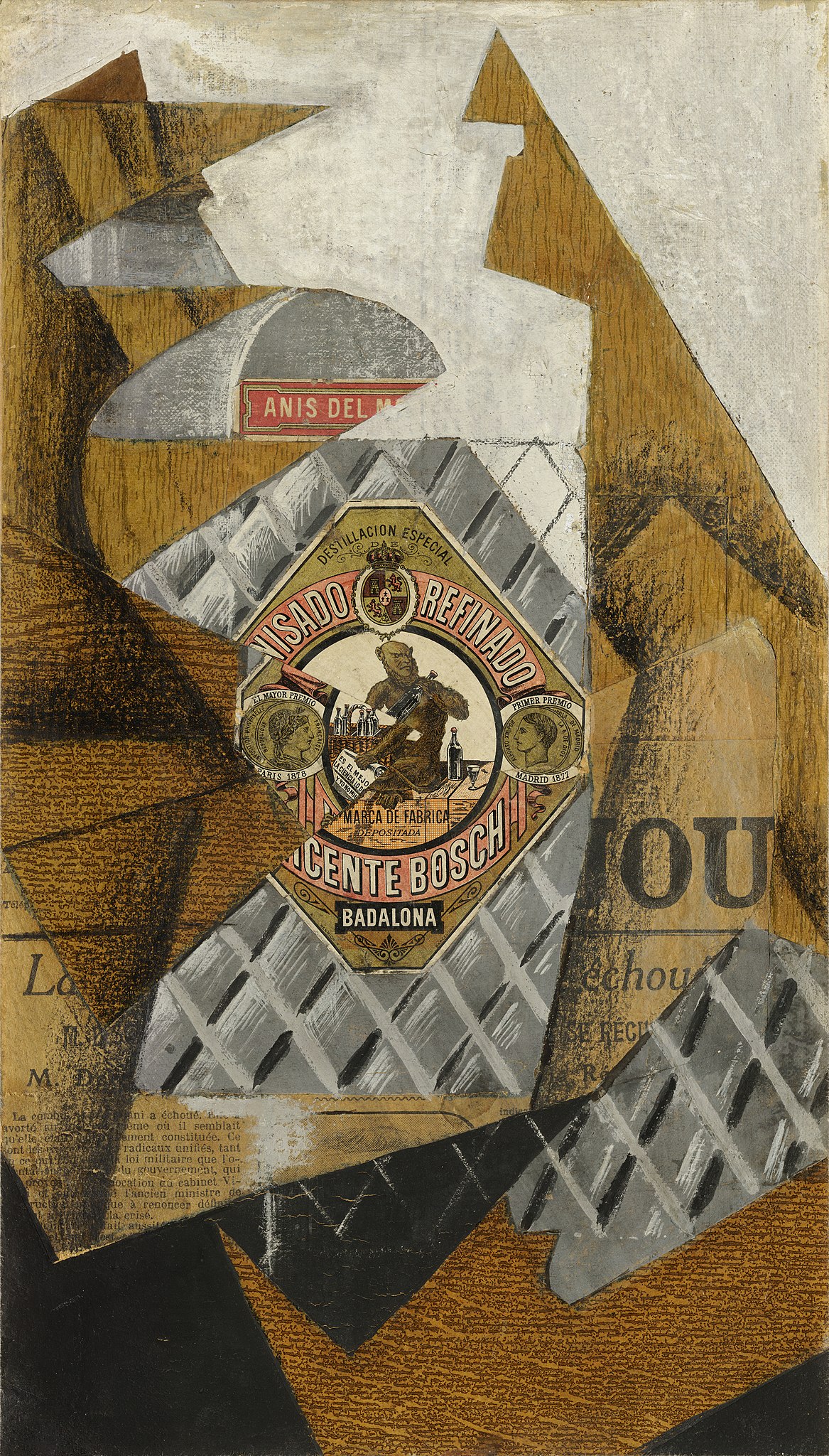 Juan Gris La bouteille danis Google Art Project