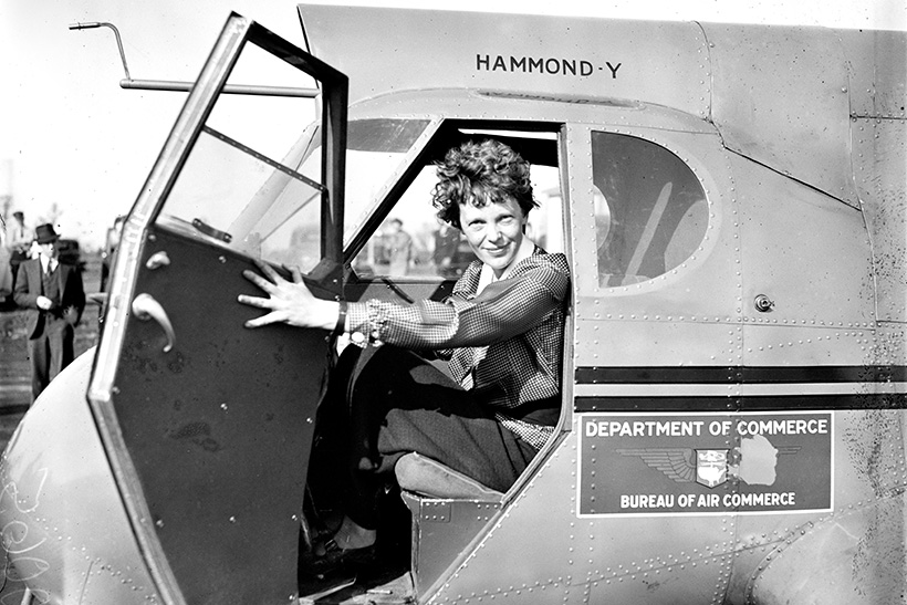 Amelia Earhart, 1936. Fotografía: Library of Congress (DP).