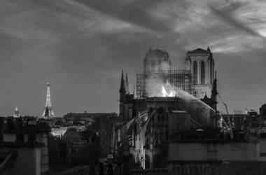 El incendio de la catedral de Notre Dame el 15 de abril de 2019. Fotografía: Veronique de Viguerie / Getty.