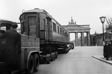 El vagón CIWL 2419 en Berlín, 1944. Fotografía: Getty.