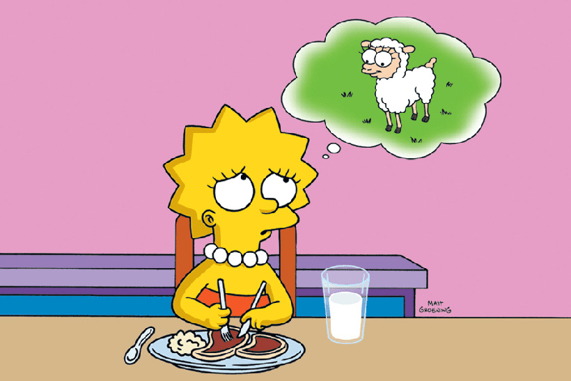 Lisa Simpson en un episodio de Los Simpson. Imagen Fox. Falacias (y 4)