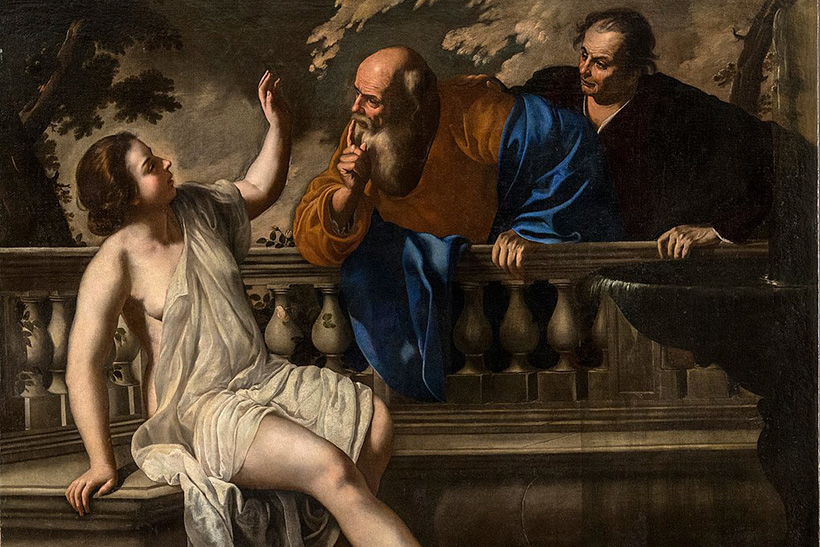 Susana y los viejos, de Artemisia Gentileschi. cipotudos po