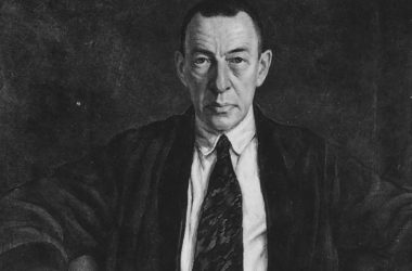 Retrato de Sergei Rachmaninov, por Boris Chaliapin (1929)